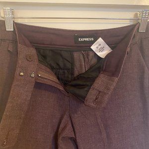 Women's Express Mauve Barely Boot Editor Pant, Sz. 4R